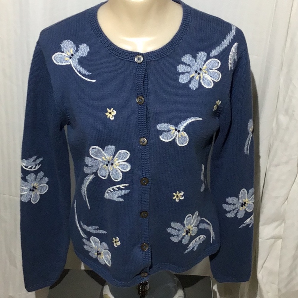 Talbots embroidered sweater